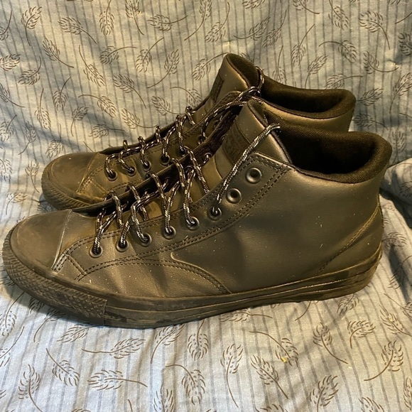 Converse Chuck Taylor All Star Malden Street Mid Sneaker black 13 - Picture 1 of 7